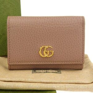 GUCCI Beige GG Marmont Wallet